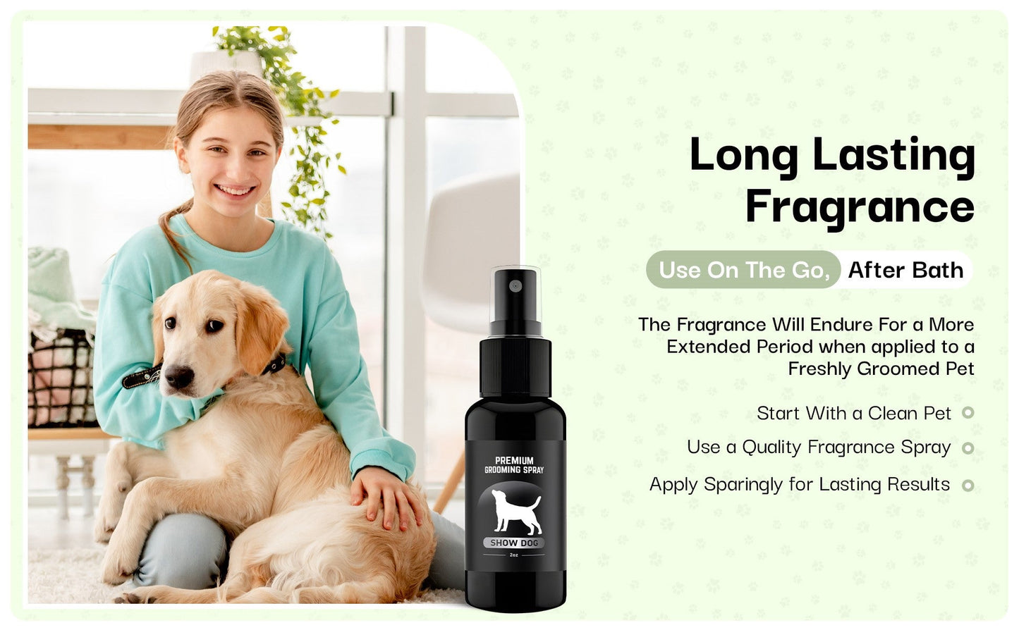 Show Dog Premium Grooming Spray (2.7oz)