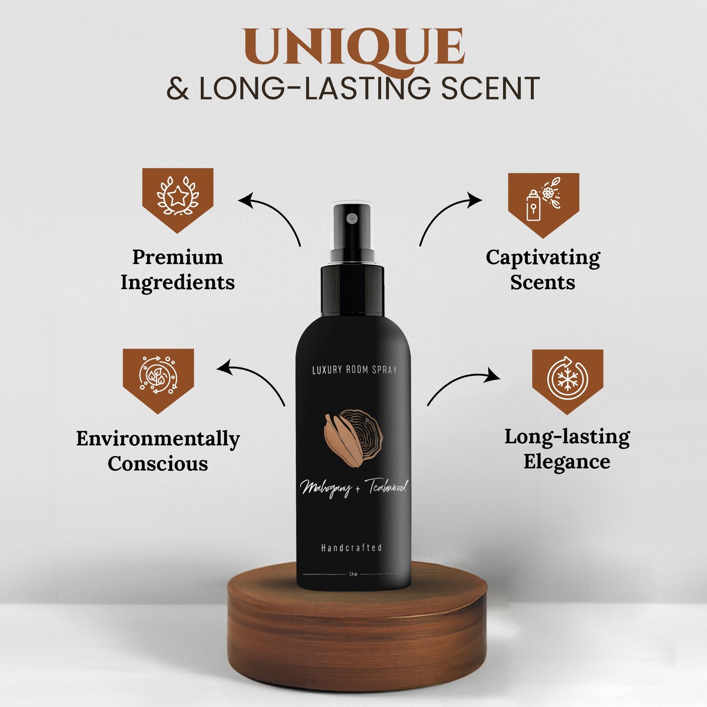 Teakwood + Mahogany Eco-Friendly Glass