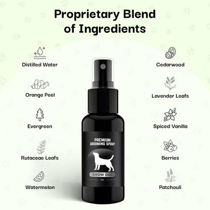 Show Dog Premium Grooming Spray (2oz)